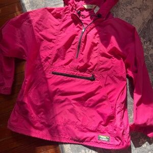 Vintage anorak jacket size large LL BEAN windbreaker
